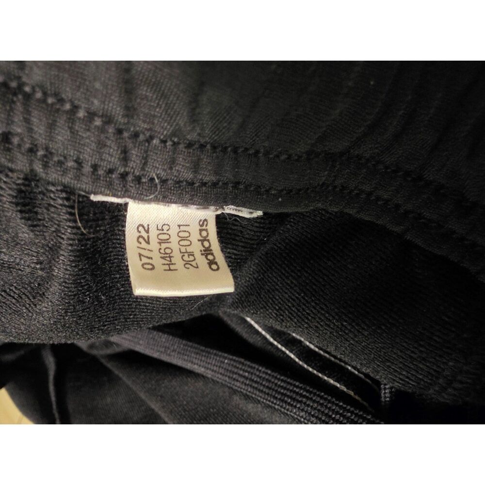 Adidas 3 Stripe Joggers Black Medium Athletic Track Pants - Picture 5 of 6